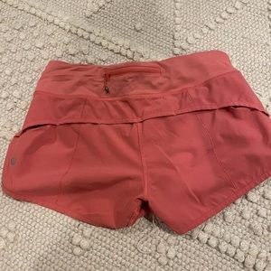 Lululemon speed shorts